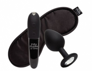 ����� Come To Bed (We-Vibe Tango X, ����.������ Crystal Butt Plug, ������� �� ����� Satin Blindfold)