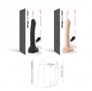 ������������� Strap-On-Me Dildo Semi-Realistic � �������� ���������, L ������ 18,2 ��.