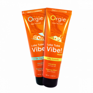 ��������� � �������� �������� Orgie Lube Tube Vibe Medium Pina Colada, 100 ��